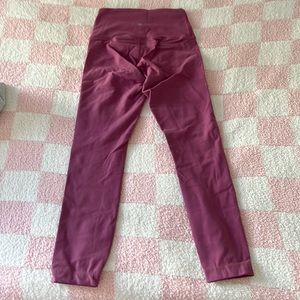 Pink lululemon align leggings